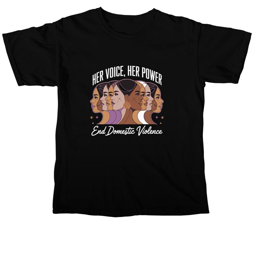 Her Voice, Her Power (comfort color unisex tee)