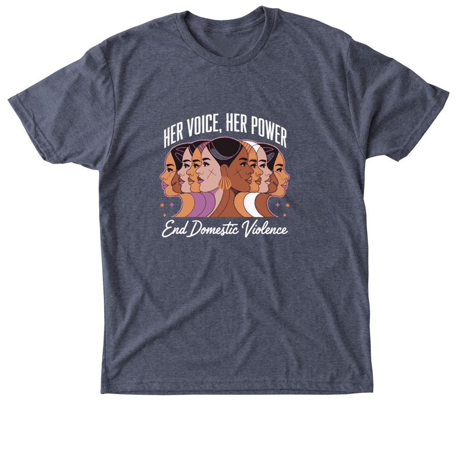 Her Voice, Her Power (triblend unisex tee)