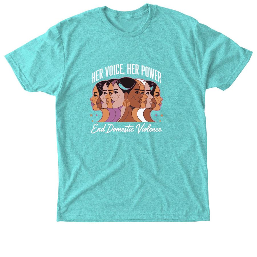 Her Voice, Her Power (triblend unisex tee)