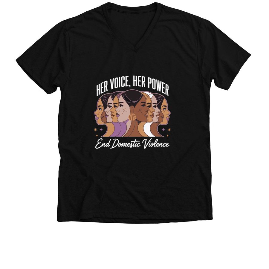 Her Voice, Her Power (V- neck Unisex Tee)