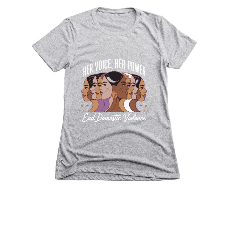 Her Voice, Her Power(Women's Slim fit tee)